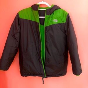 Boys Size 14-16 Reversible North Face Jacket